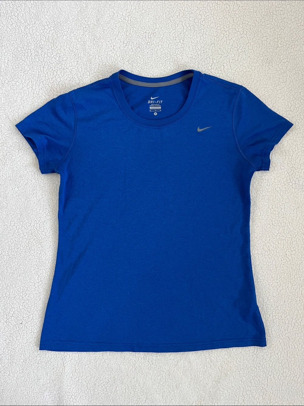 Nike Women's Short Sleeve Crew Tee in Royal Blue